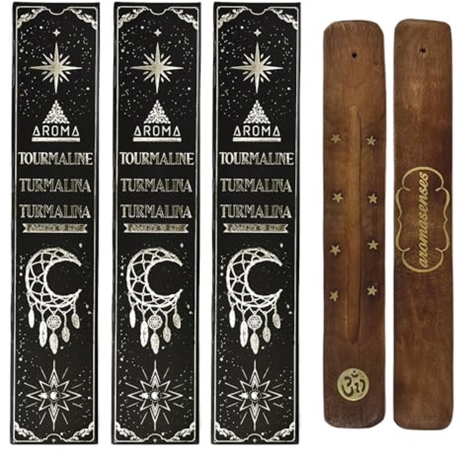 3 Dozen Tourmaline Wierook + 1 Houder - Spirituele Reiniging
