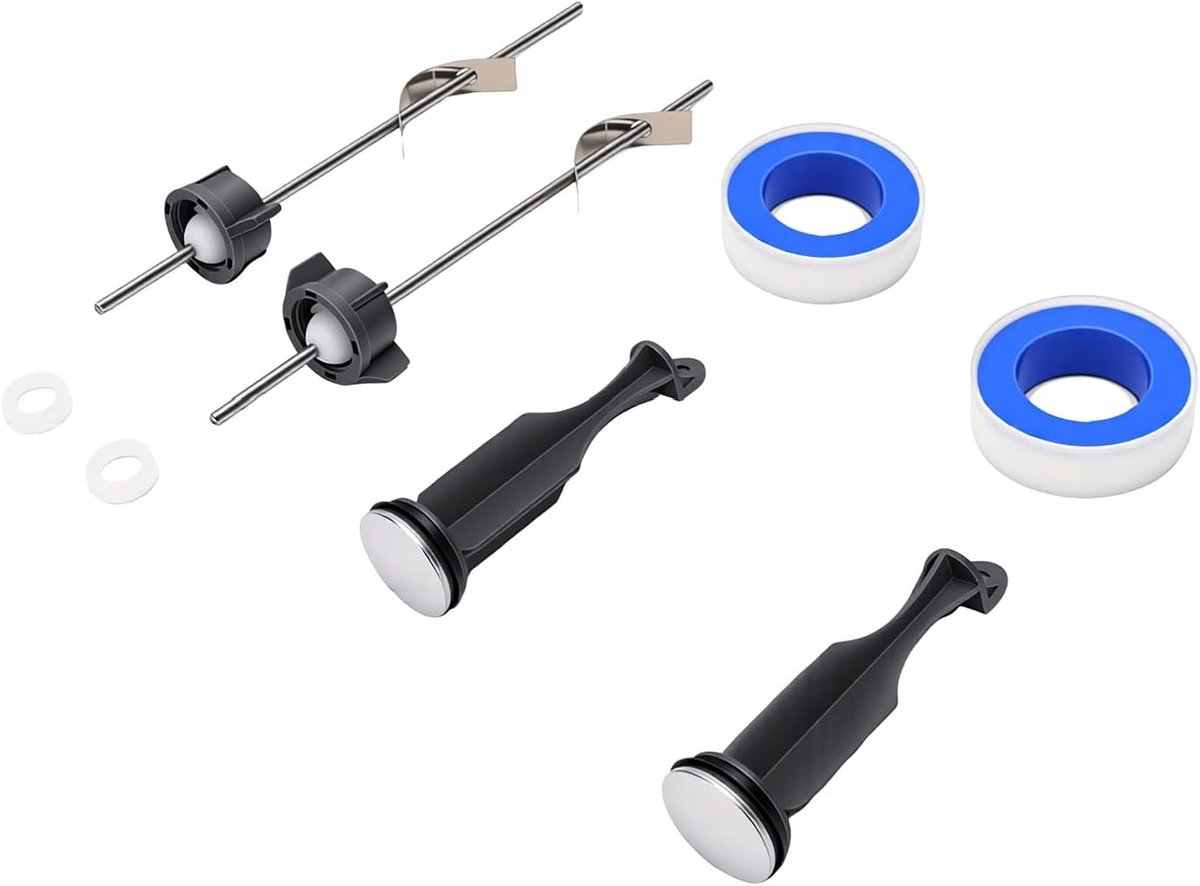 Gootsteenafvoerfittingen Vervanging voor Price Pfister, 2-pack Pop-upstoppers met Draaistangen