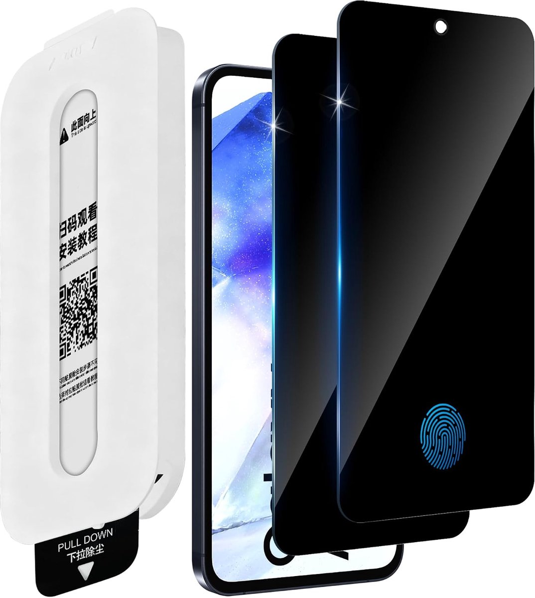 Inkijkbescherming beschermfolie voor Samsung Galaxy A55 5G voor