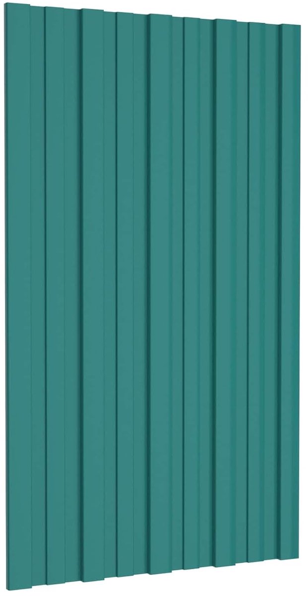 36 stuks, van verzinkt staal, 80 x 45 cm, groen
