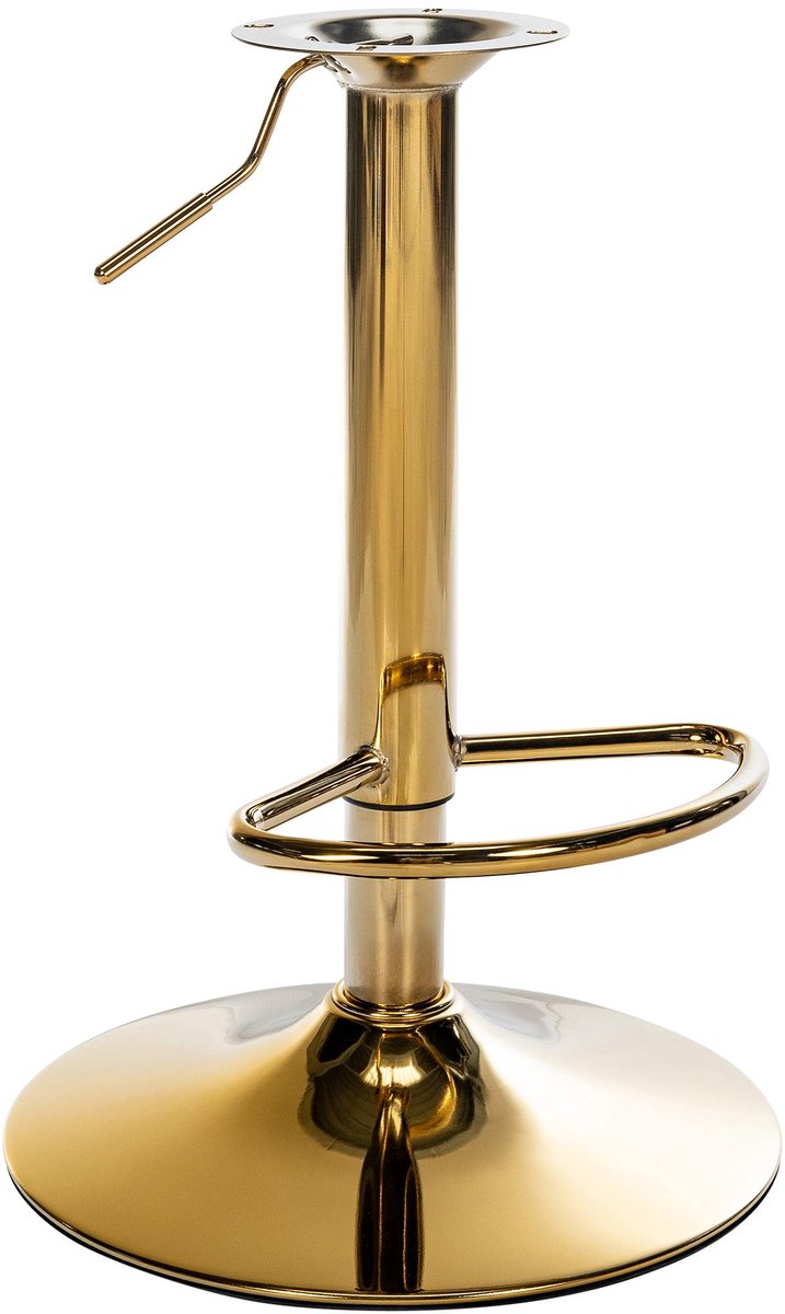 Vervangingsframe voor barkruk - 10 x 10 cm - Verstelbaar - Goud