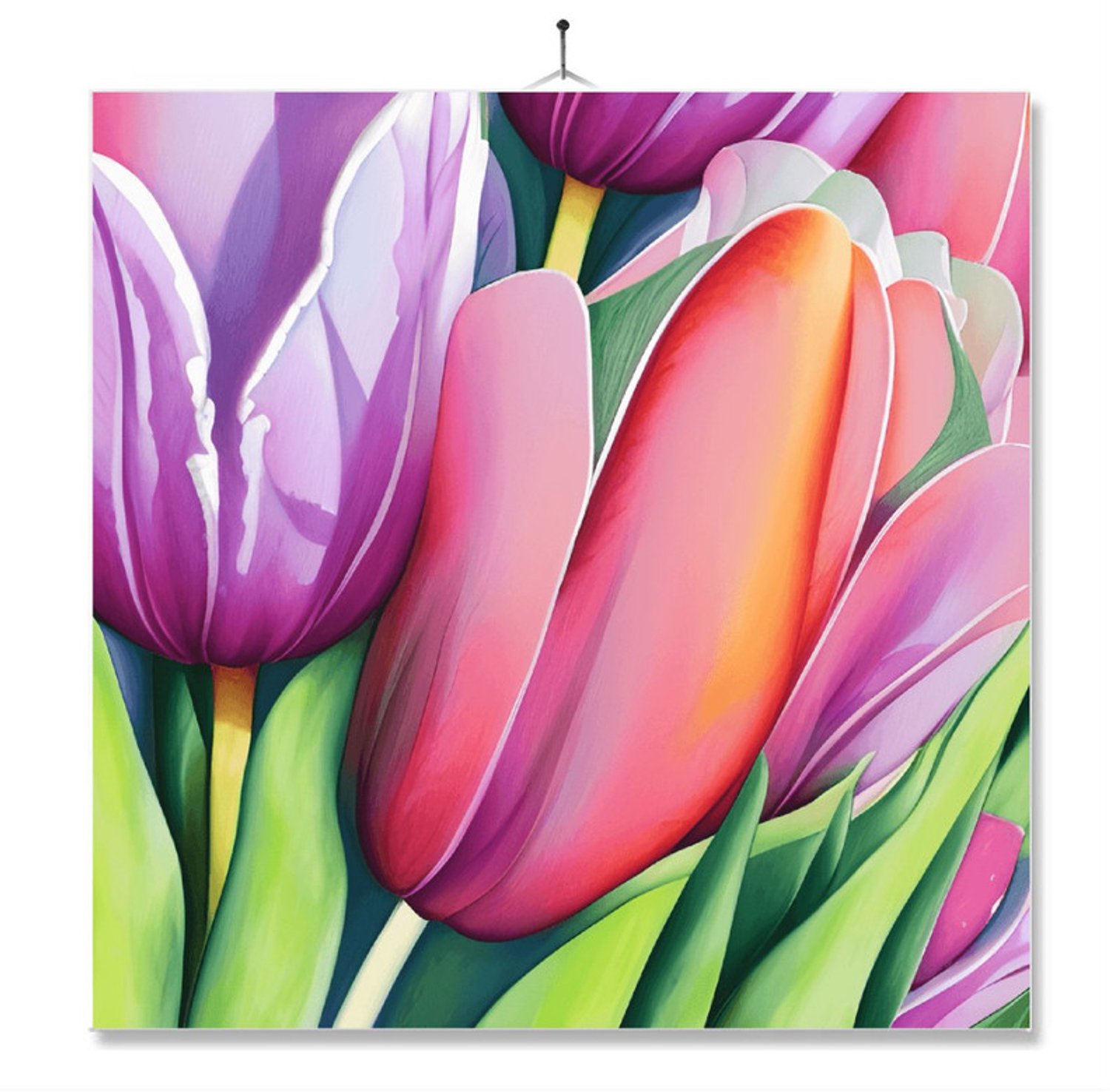MC Living Tegel Met Opdruk | Kado | Cadeau | Tulpen Ontwerp 2