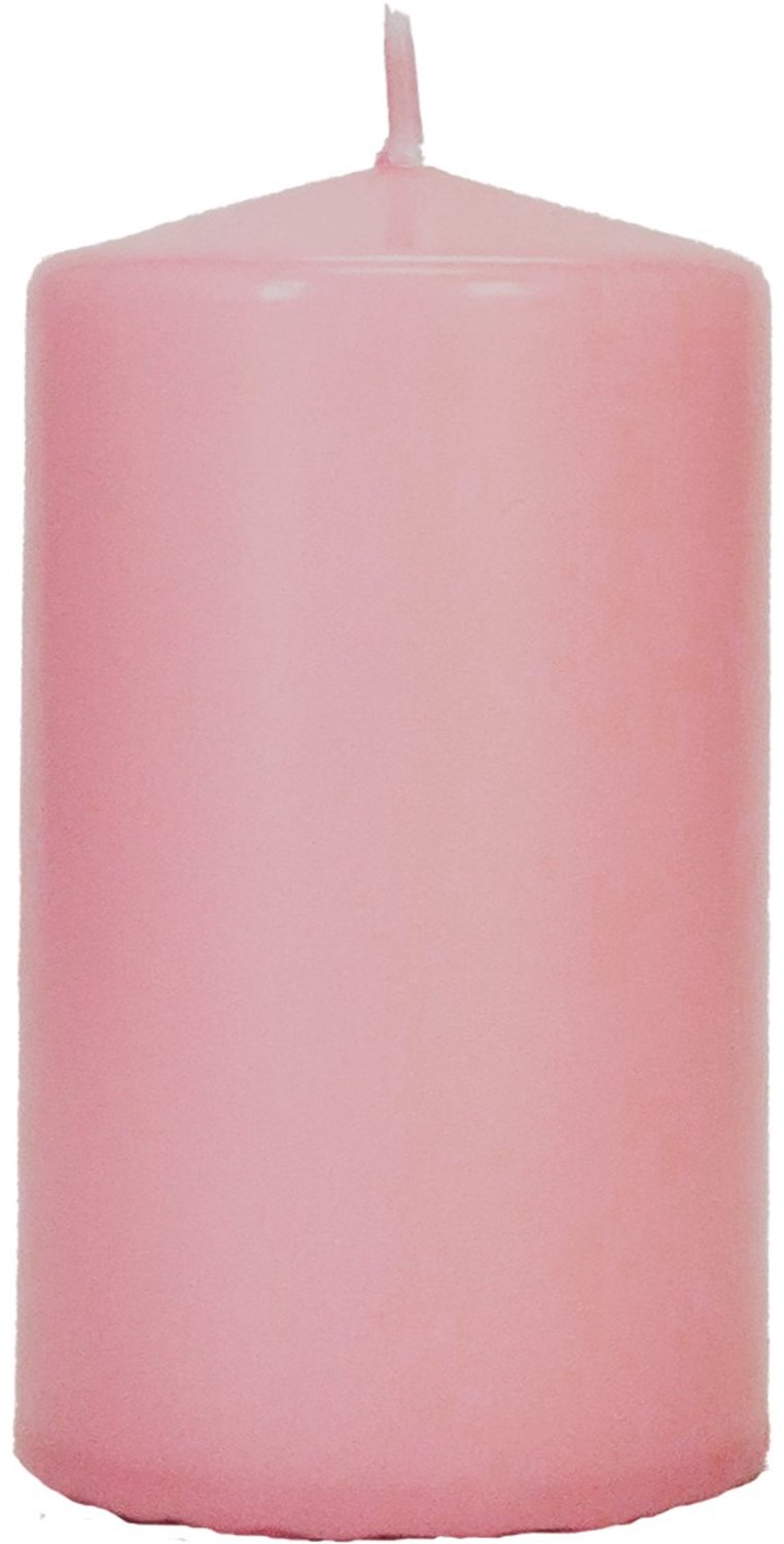 Wenzel Safe Candle stompkaars oudroze Ø 60 mm, hoogte 100 mm