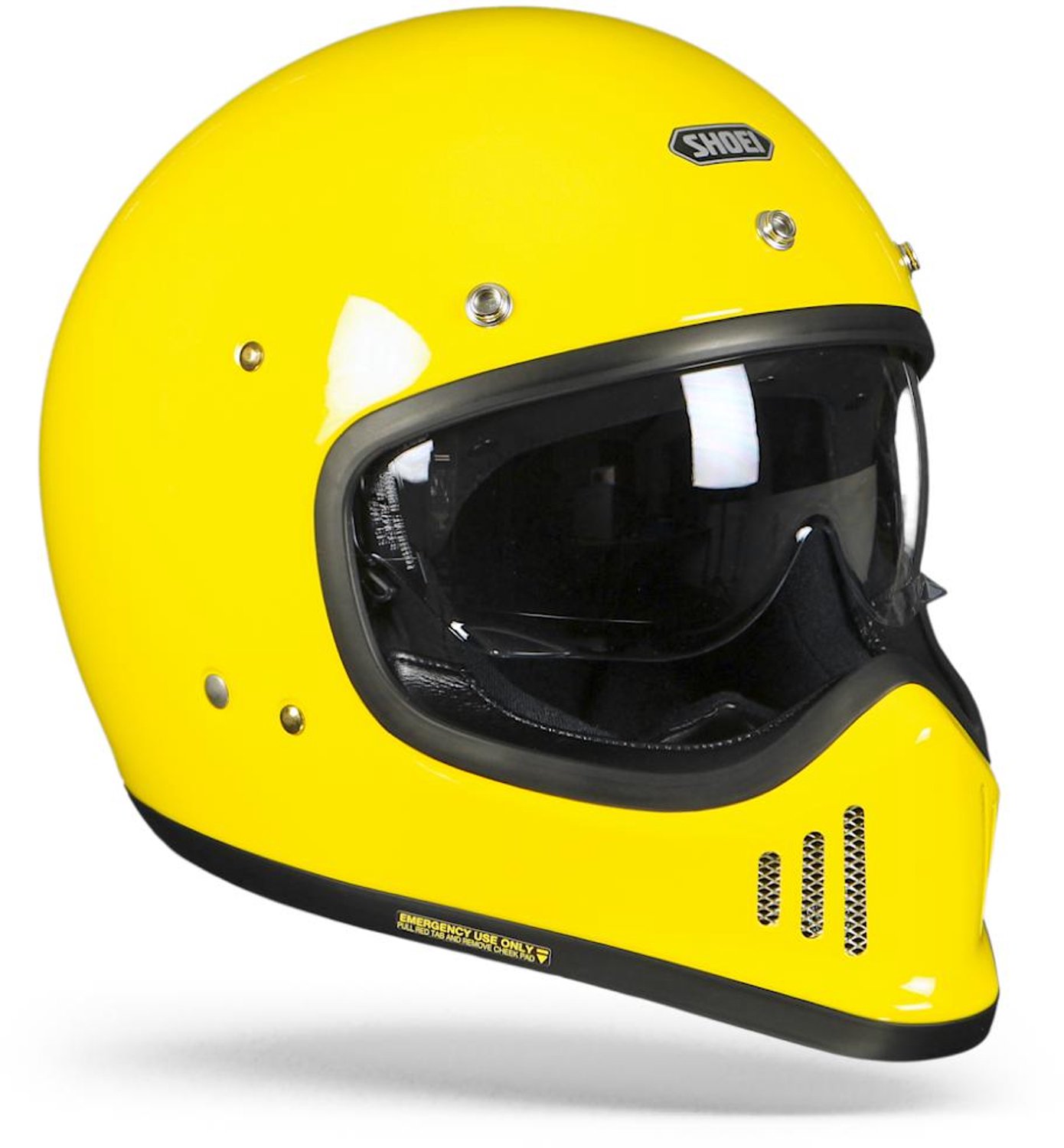 Shoei Ex-Zero Brilliant Geel Crosshelm - Helm