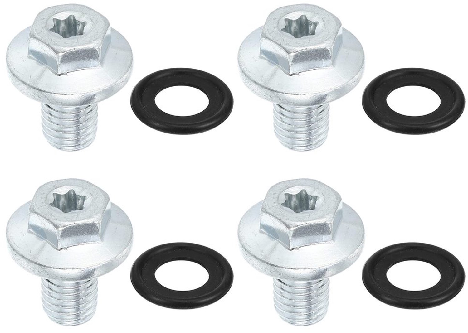 Afvoerplug Hoge Kwaliteit - Olie Afvoerplug - M12x1.75 - Zilverkleurig - Staal - Eenvoudige Installatie - Olieplug