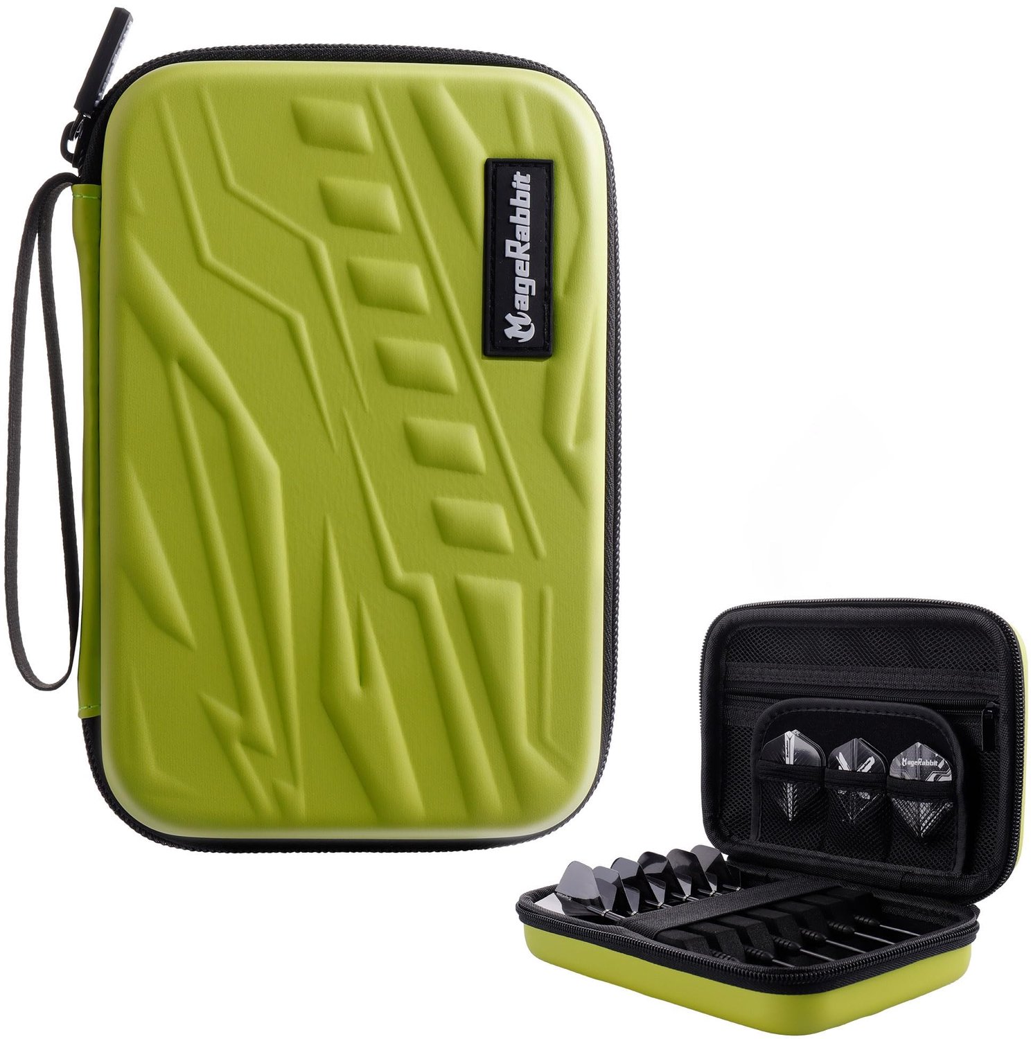 Darts Case - Opbergtas voor 6 Darts - Groen