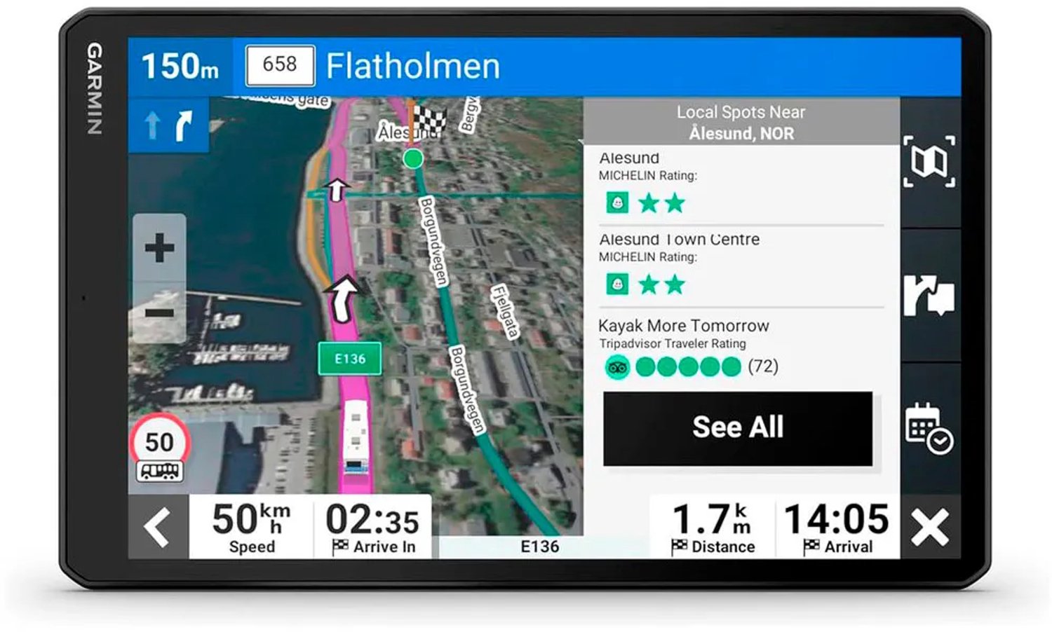 Garmin Camper 1095 - Navigatiesysteem caravan/camper - Ingebouwde WIFI - 10 inch scherm - Europa en Zuid- Afrika – foto 4