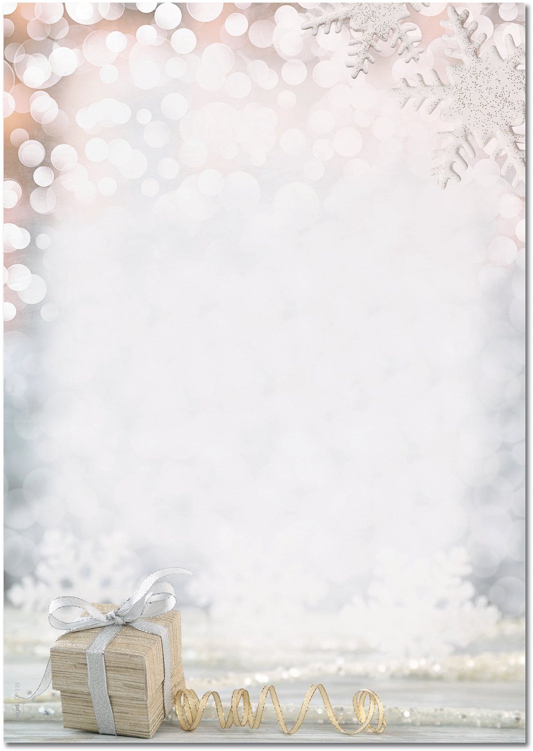 Kerstpapier - 100 Vellen - A4 Goud/Zilver