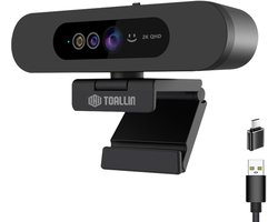 2K QHD Webcam voor Windows Hello, IR Gezichtsherkenning