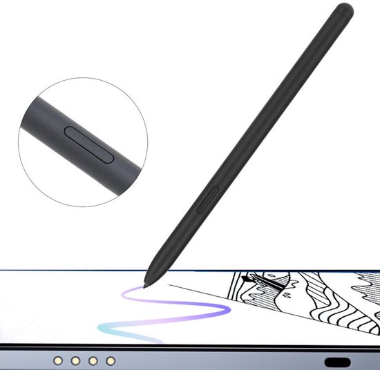 Pen Geschikt voor Tab S6 Lite - Stylus - Vervanging - 5 Reserve Tips - Kunststof - Hoge Gevoeligheid — afbeelding 3
