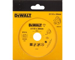 DeWalt - Serie DT3714-QZ - Diamantschijf - 110mm - Keramiek en Gres