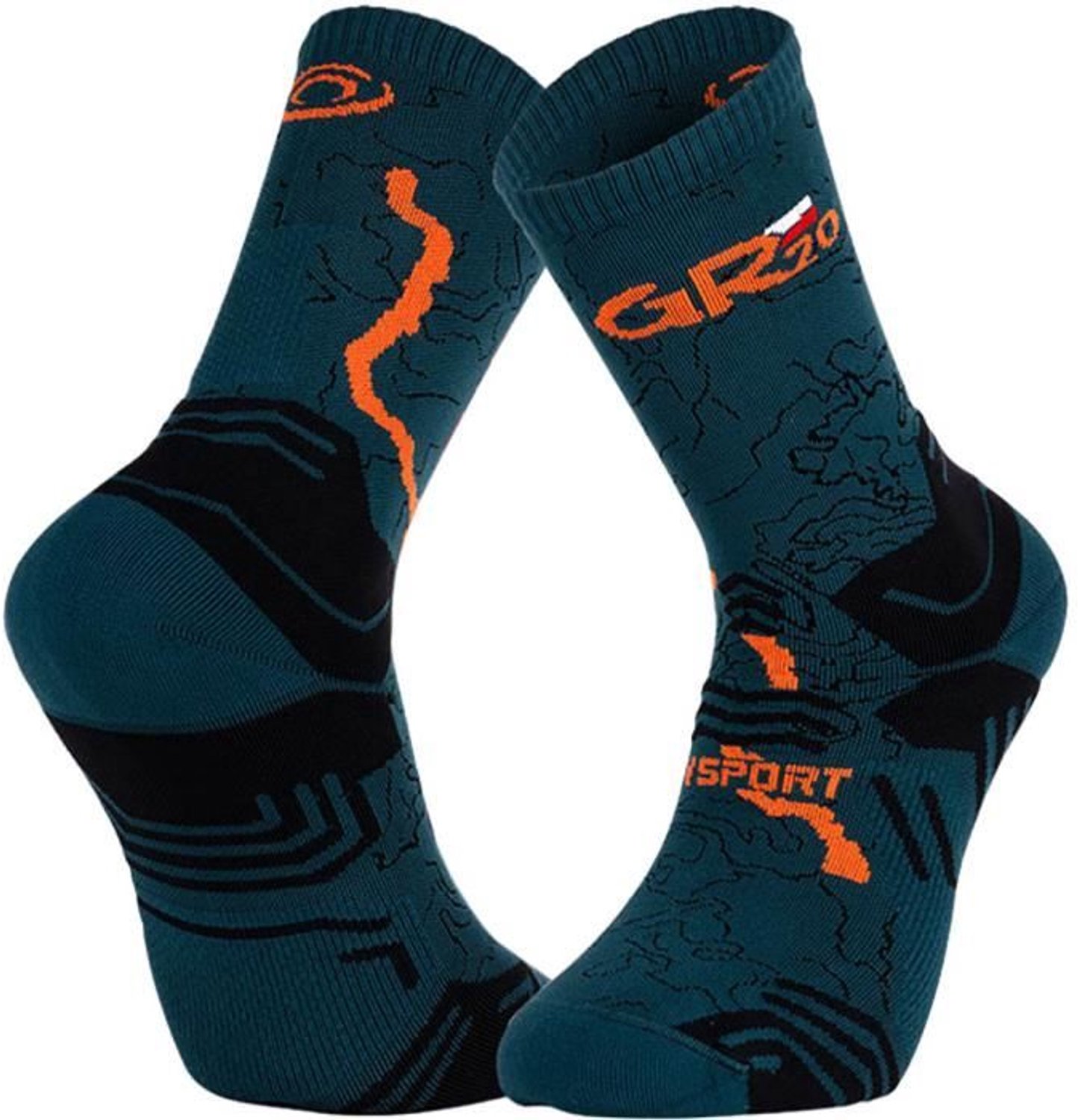 Bv Sport Trek Gr Collector Lange Sokken Oranje