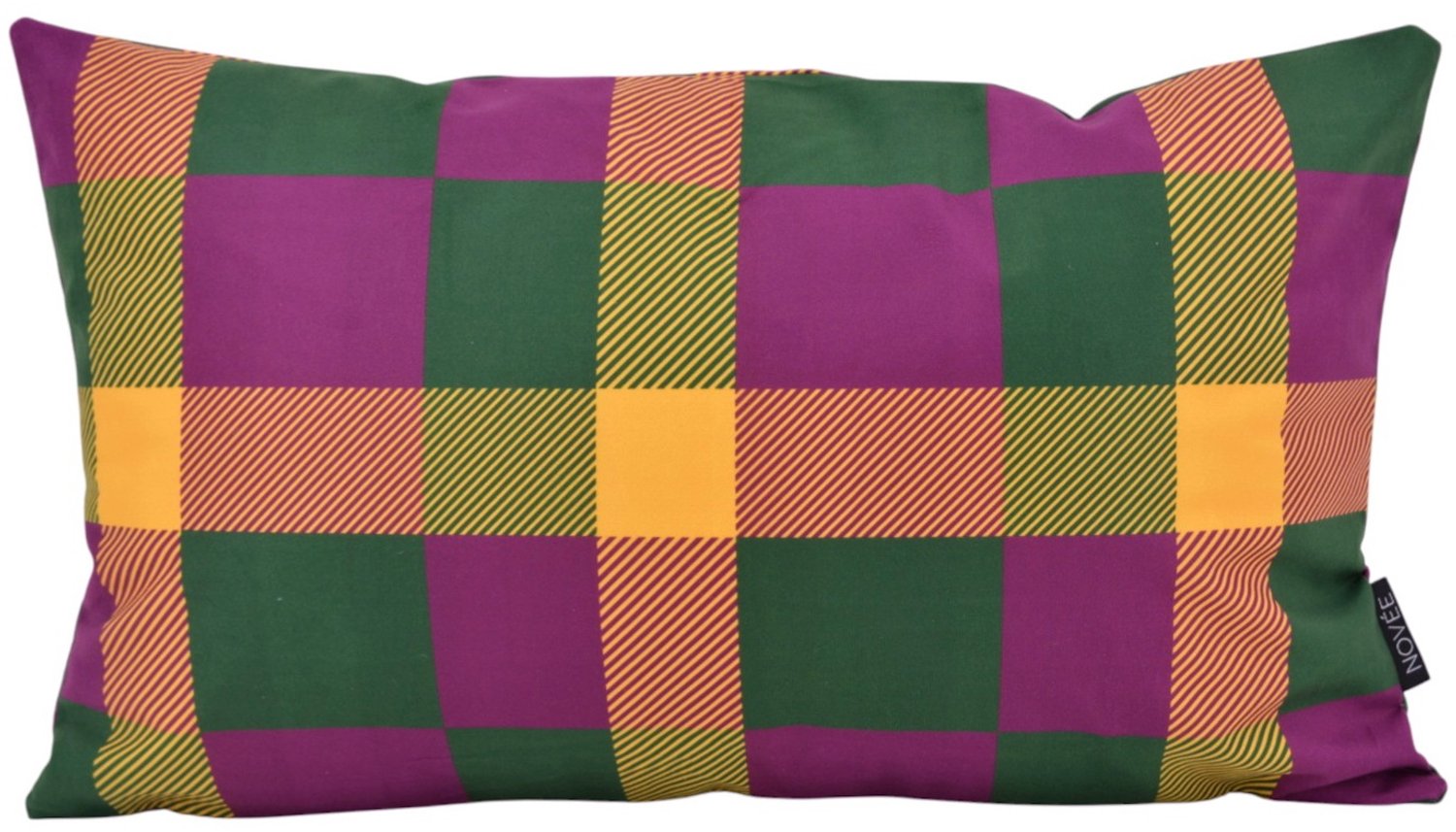 NOVÉE Sierkussen Checker Tartan | 30x50 cm | Katoen/Polyester Multi
