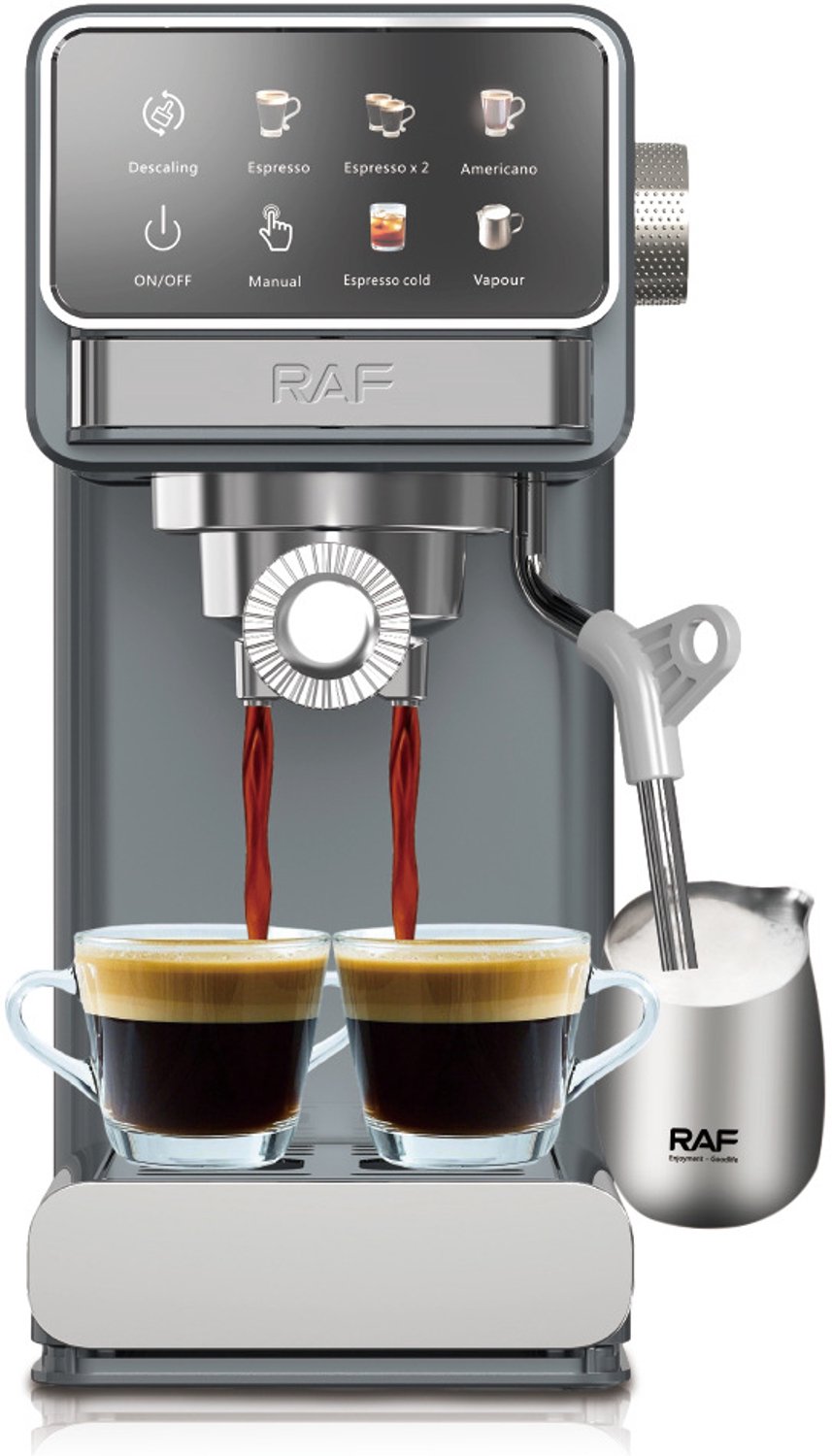 Espressomachine - Koffiemachine - Koffiezetapparaat - Semi-automatisch - Stoommelkopschuimer - Hogedrukextractie - Tot 4 Kopjes - Meer dan 299 W - EU-uitvoering - Voor Thuisgebruik