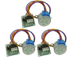 Stappenmotor 5V - 4-fase - 28YBJ-48 met driverboard