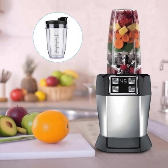 Blenderbeker 18 oz - 2 stuks - BPA-vrij - Vaatwasserbestendig — afbeelding 5