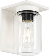 QAZQA marshall - Moderne Wandlamp voor buiten - 1 lichts - D 16.6 cm - Wit - Buitenverlichting
