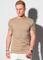 Ombre - heren T-shirt camel - safari - S1370-7