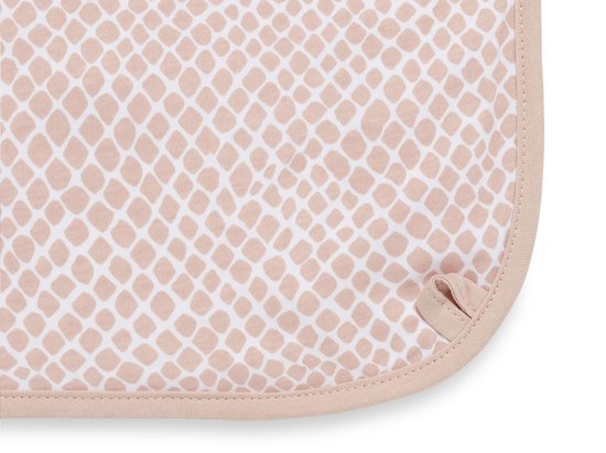 Jollein Baby Deken Jersey Wieg 75x100cm Snake - Pale Pink van Jollein — afbeelding 2