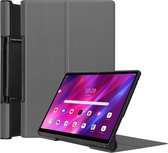 Lenovo Yoga Tab 13 hoes - Perfecte pasvorm - Slaap/Wake functie – Diverse kijkhoeken – Grijs