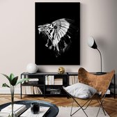 Poster Native Tiger - Dibond - Meerdere Afmetingen & Prijzen | Wanddecoratie - Interieur - Art - Wonen - Schilderij - Kunst