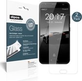 dipos I 2x Pantserfolie helder compatibel met Ulefone Power 2 Beschermfolie 9H screen-protector