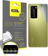 dipos I 3x Beschermfolie 100% compatibel met Huawei P40 Pro Plus Rückseite Folie I 3D Full Cover screen-protector