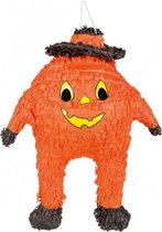 pi√±ata pompoen 48 x 38 cm papier oranje/zwart