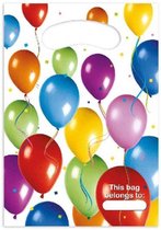 uitdeelzakjes Ballon Fiesta junior papier 6 stuks