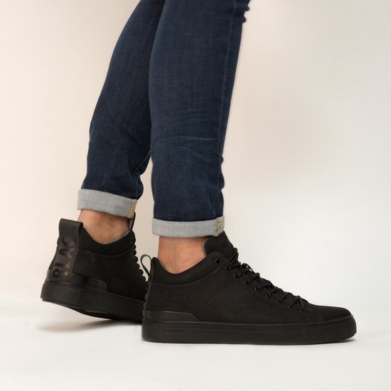 Blackstone SG19 NERO - MID-TOP SNEAKER - Man - Black - Maat: 41 | bol.com