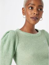 Vero Moda VMRADELLA LS O-NECK BLOUSE - Sprucestone Light Green