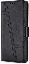 Samsung Galaxy S20 Ultra Book Case Hoesje met Patroon - PU Leer - Pasjeshouder - Magnetische Sluiting - Samsung Galaxy S20 Ultra - Zwart