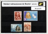 Michiel Adriaenszoon de Ruyter 2 – Luxe postzegel pakket (A6 formaat) - collectie van verschillende postzegels van M.A. de Ruyter – kan als ansichtkaart in een A6 envelop. Authenti