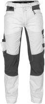 Dassy Helix Painters Schildersbroek met stretch 201022 - binnenbeenlengte Standaard (81-86 cm) - Wit/Antracietgrijs - 67