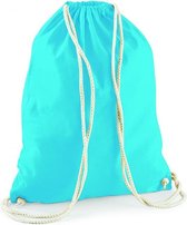 Westford Mill Cotton Gymsac WM110 - Surf Blue - 37 x 46 cm