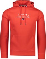Tommy Hilfiger Sweater Rood Rood Normaal - Maat M - Heren - Herfst/Winter Collectie - Katoen;Polyester