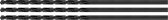 Set de 3 forets métalliques (HSS, 5,5x200 mm)