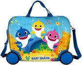 Pinkfong Ride-onkoffer Baby Shark 24 Liter Hardcase Blauw