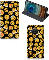 Telefoon Hoesje Nokia X20 | X10 Flip Cover Emoji