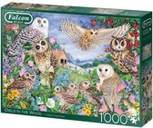 legpuzzel Owls In The Wood 1000 stukjes