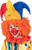 clownshoed junior rood/geel/blauw one-size 2-delig