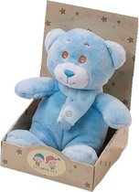 knuffelbeer junior 11 cm pluche blauw