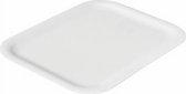 deksel opbergbox 38 x 28 cm polypropyleen wit