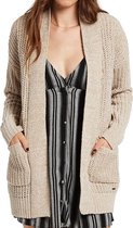 Volcom Danger Inside Cardigan Vest - Oatmeal