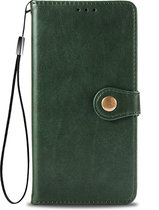 iPhone 8 Book Case Hoesje met Magnetische Sluiting - PU Leer - TPU - Pasjeshouder - Apple iPhone 8 - Groen