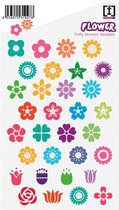 stickervel Flower junior 19 x 11 cm PVC
