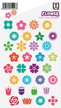 stickervel Flower junior 19 x 11 cm PVC