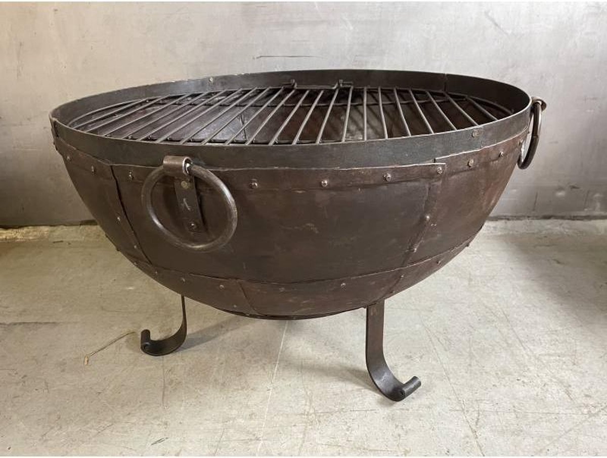 Barbecue met grillrooster Ø100 - retro - trendy