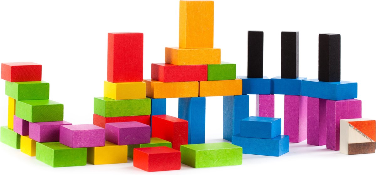 Bajo Blocks - 43 houten blokken