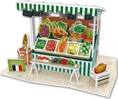 Cubicfun 3d Puzzel Vegetable Stall France Foam 39 Stukjes